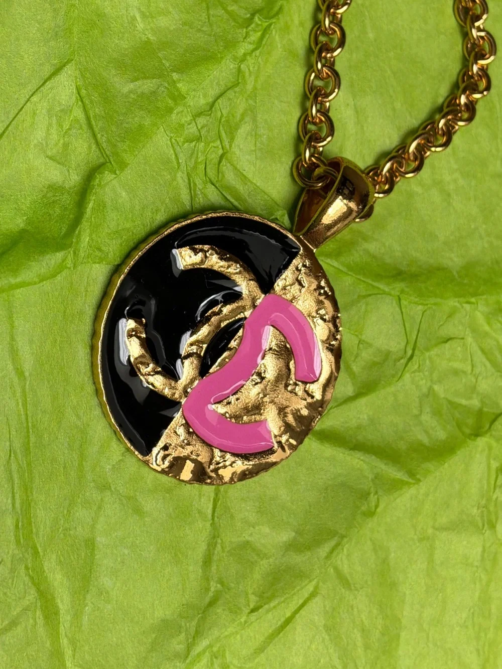 CHANEL CC Pendant Necklace 24C